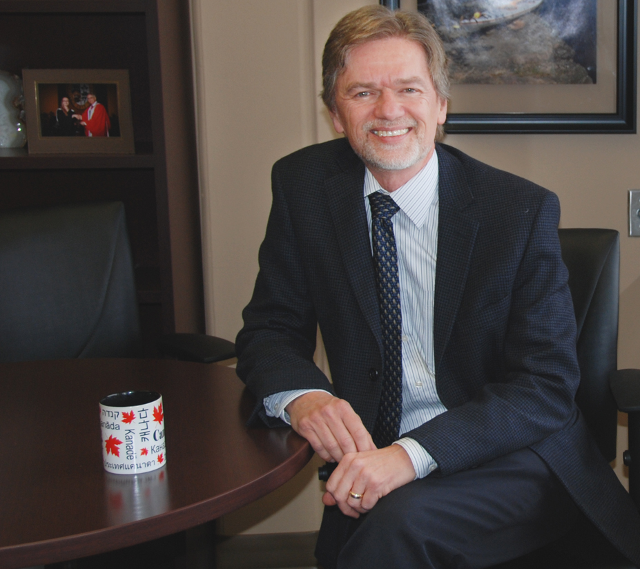 Garry Dyck, director, English Language Centre.