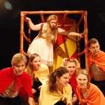 A scene from Black Hole Theatre's production of Lion in the Streets.