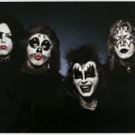 A promotional image from the 1974 self-titled KISS album cover shoot