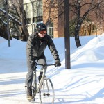 Riding a bike in the winter isn't that difficult but you need to dress properly