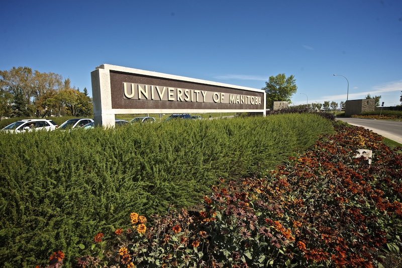 University sign Fort Garry campus