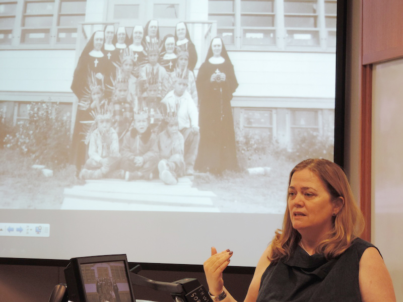 UM Law professor Karen Busby discusses Resdidential Schools at recent national law meetings held on campus