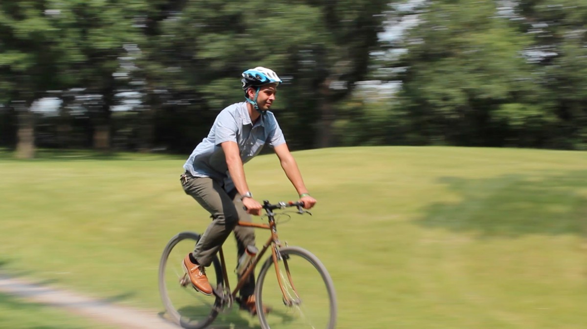 Cycling through the Southwood Lands