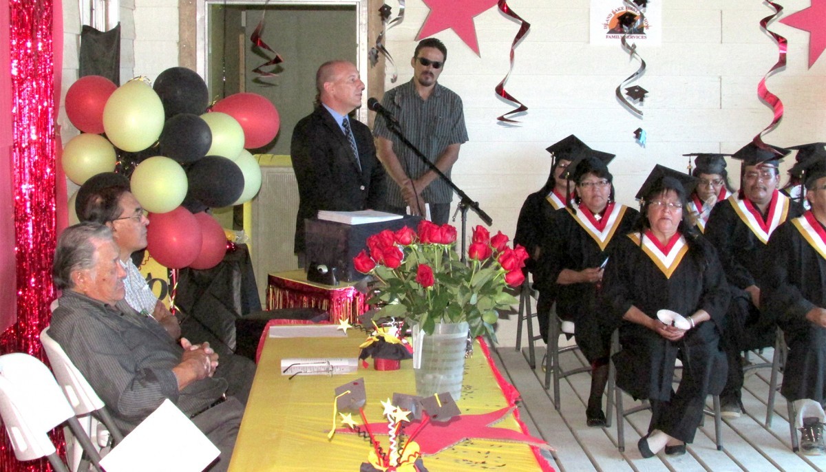 A graduation ceremony from the U of M’s Access and Aboriginal Focus Program