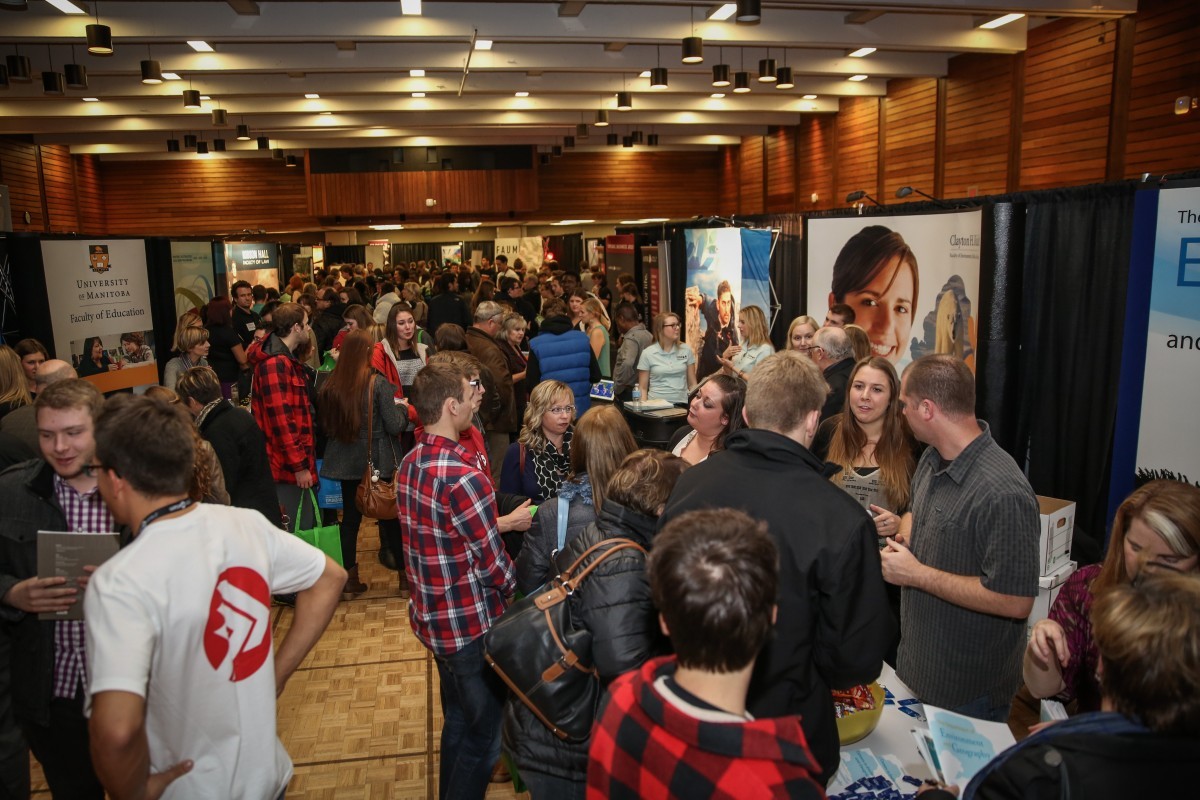 High school students fill up University Centre during the Evening of Excellence