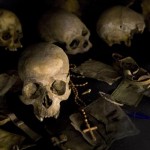 Skulls in Rwanda show teh horrors of the 1994 genocide. Photo by Steve Evans, Flickr