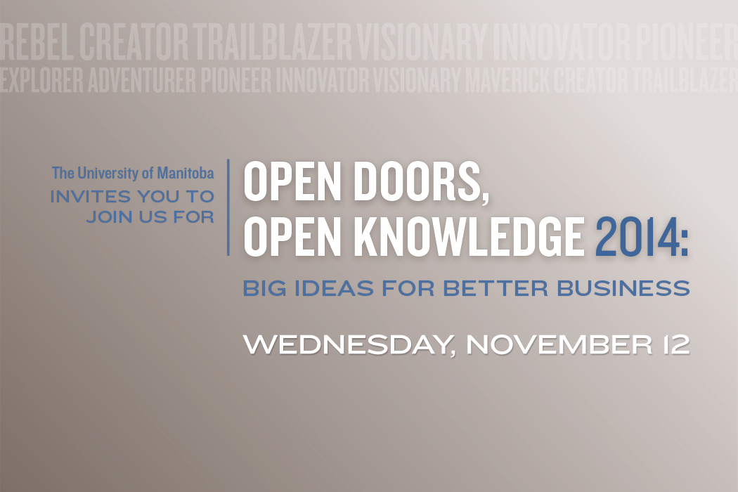 Open Doors, Open Knowledge: Big Ideas for Better Business