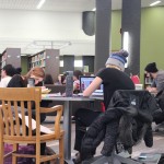 Studying in the Elizabeth Dafoe Library