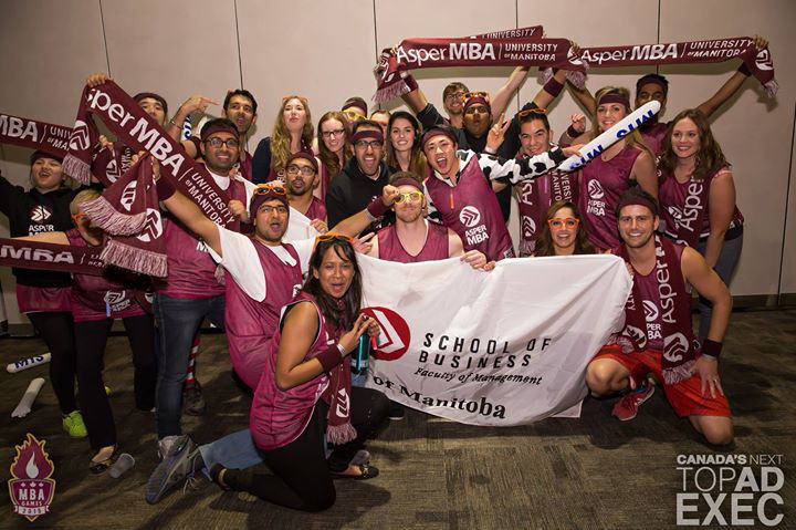 Asper MBA team at the 2015 MBA Games