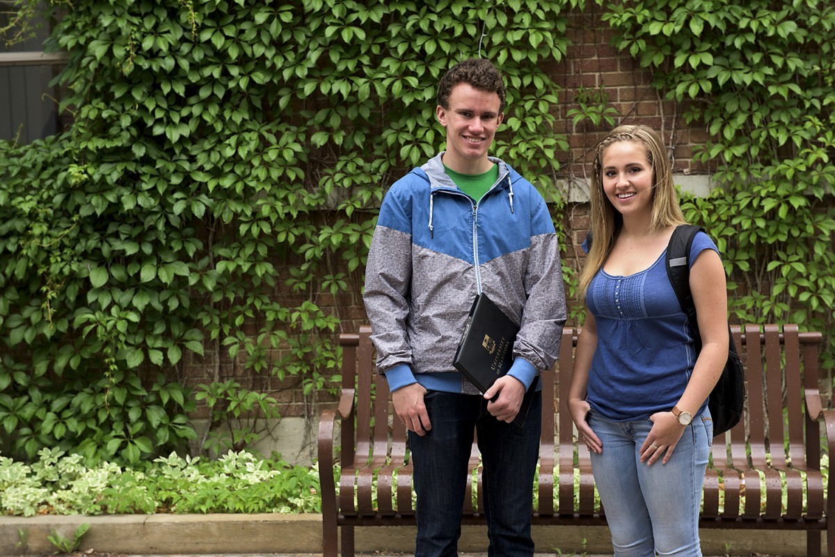 Schulich Leader Scholarship recipients Christopher Dyck and Harley Bray