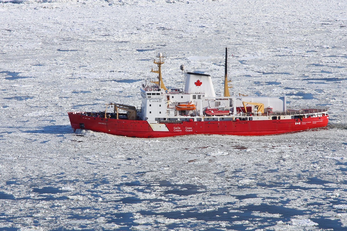 The research icebreaker CCGS Amundsen.