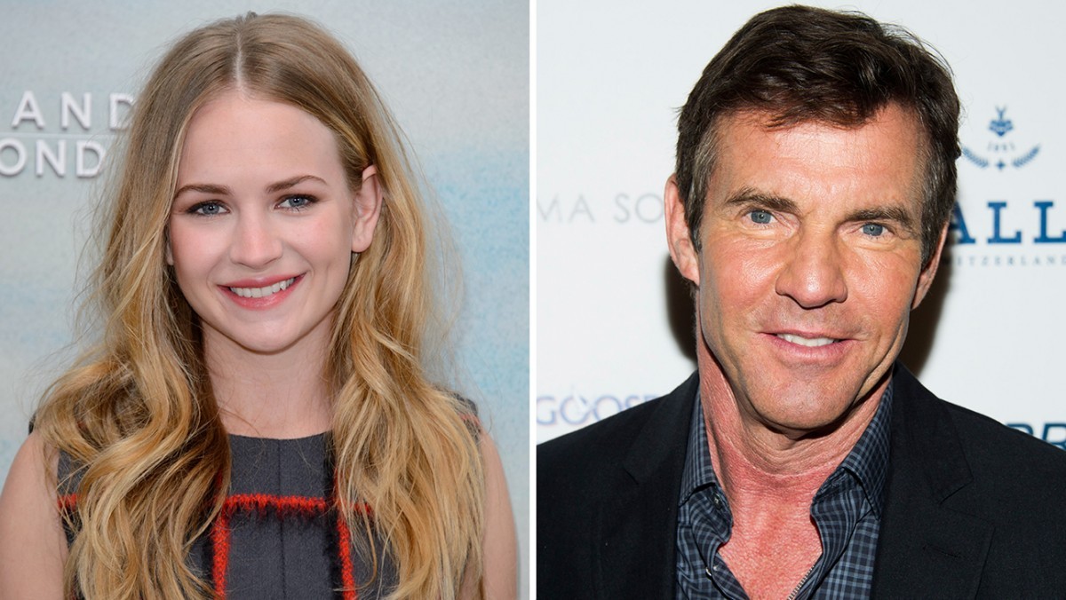 Britt Robertson, Dennis Quaid // Photo courtesy of hollywoodreporter.com