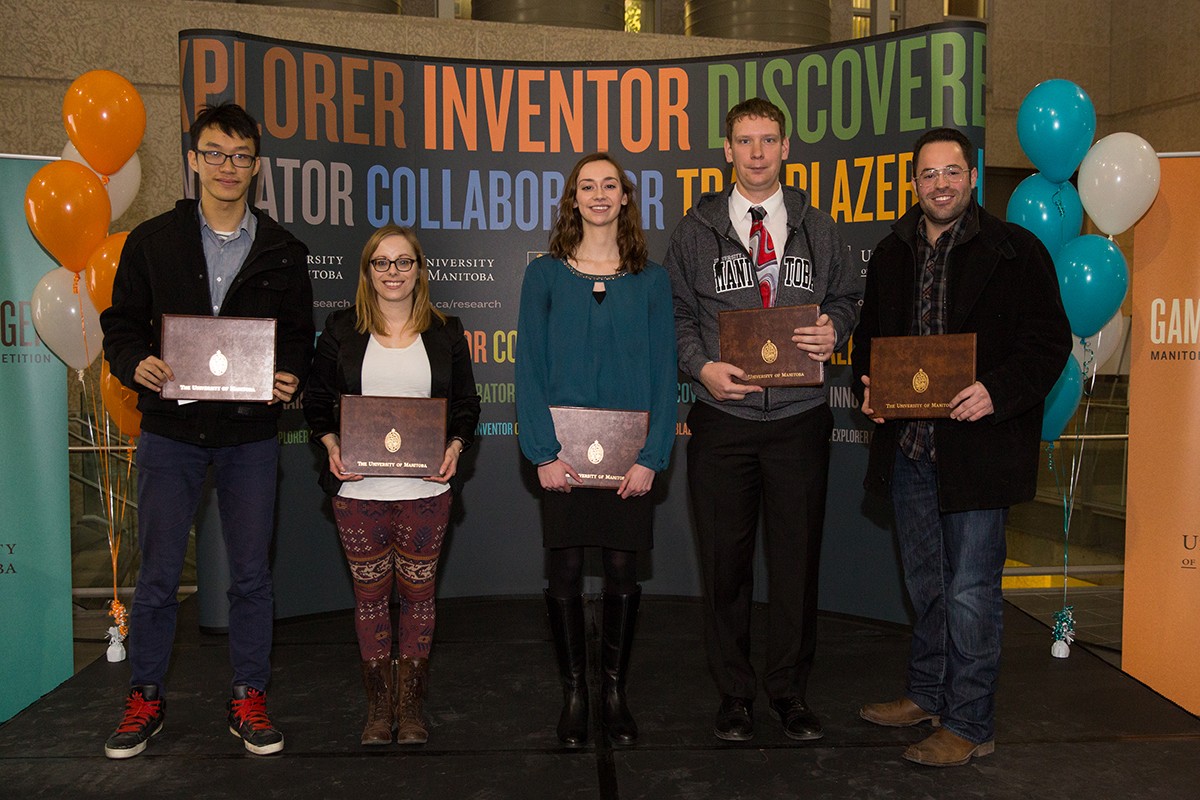 (l-r) Gary Tong, Amy Dytnerski, Jesslyn Janssen, Ken Oliver, Adam Nepon (missing: Riley Bell).