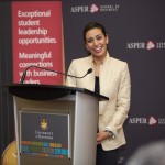 Manjit Minhas visits Asper School