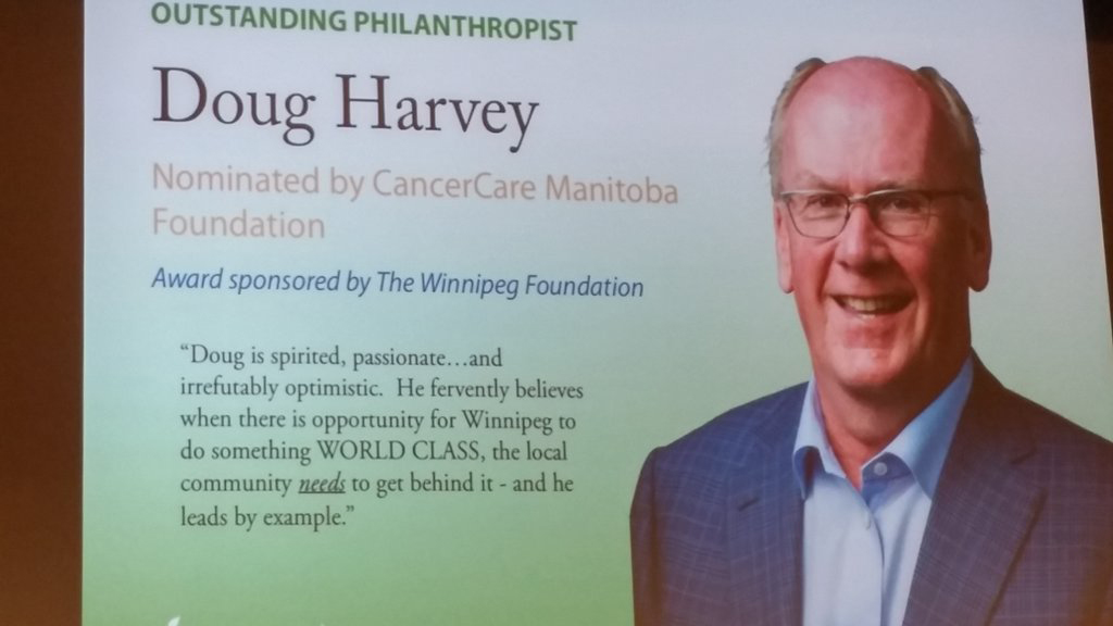 Doug Harvey Outstanding Philanthropist 2015