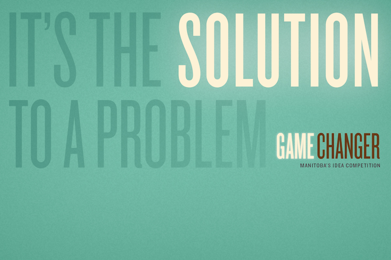 Graphic. Text reads: It's the solution to a problem