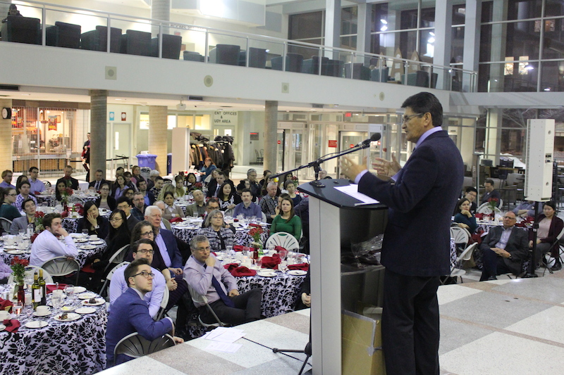 Ovide Mercredi, the keynote speaker at this year’s Teacher Recognition and Manitoba Medical Students’ Association (MMSA) Teaching Awards Dinner
