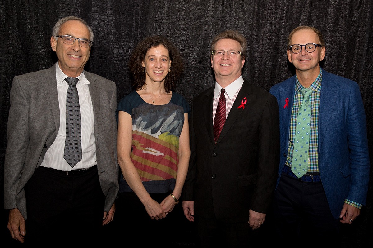 (L-R) Stephen Moses, Marissa Becker,Keith Fowke andKen Kasper at the Visionary Conversations event on April 27, 2016. // Photo by Mike Latschislaw