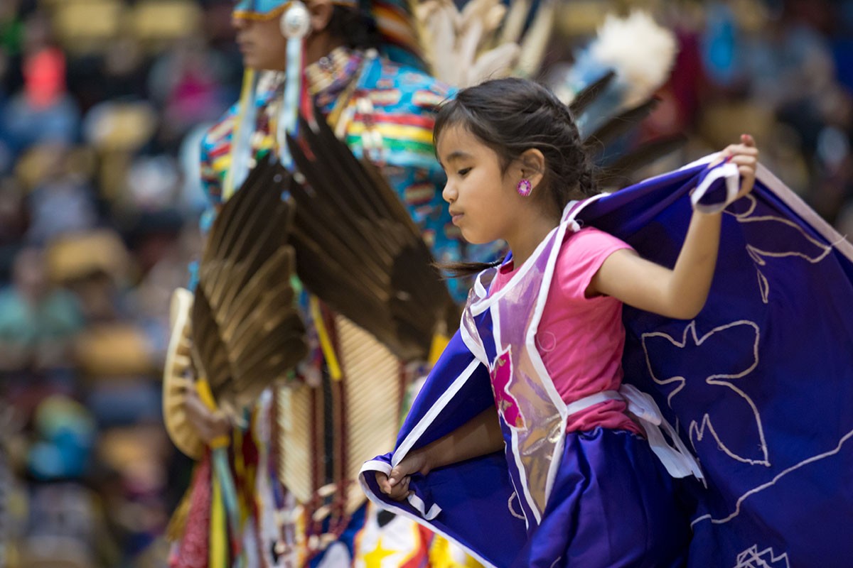 Graduation Pow Wow on May 7, 2016.