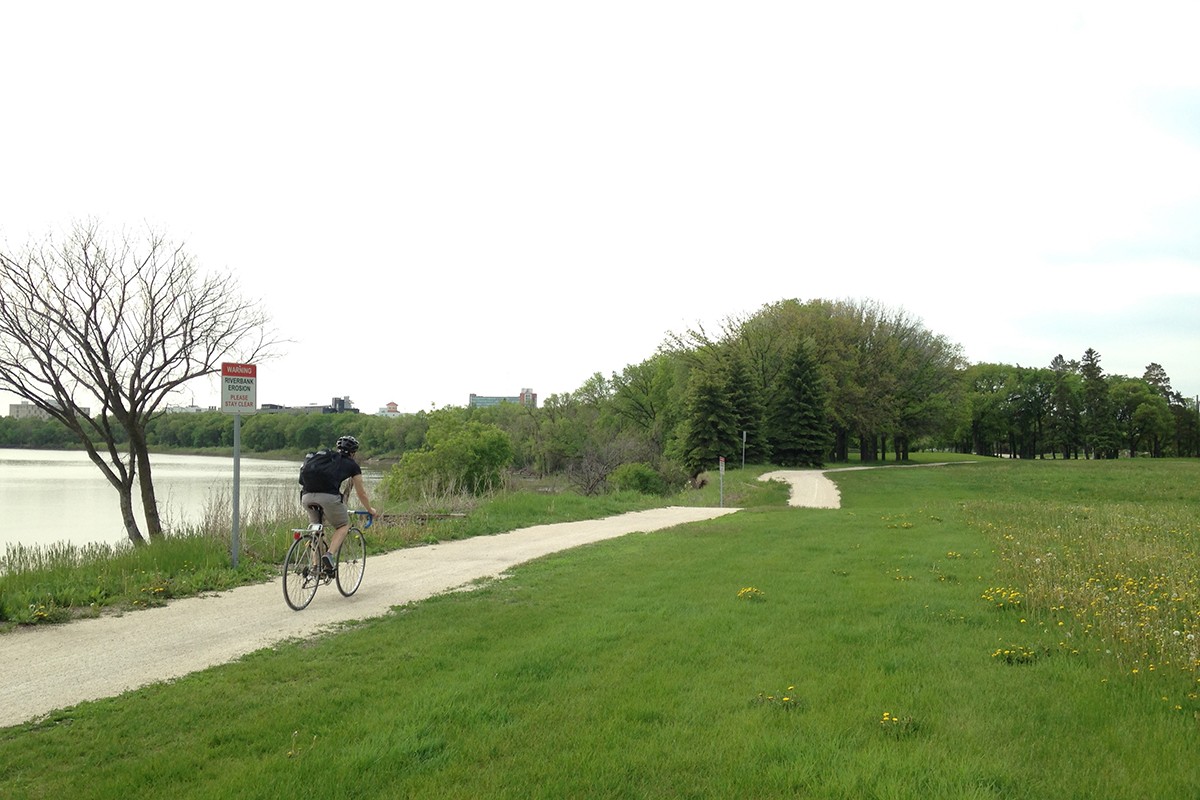 Cycling through the Southwood Lands