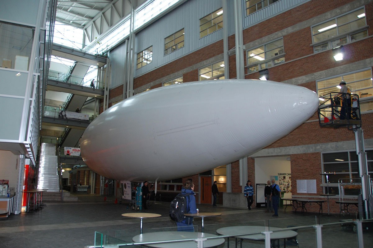 Prentice’s research at the U of M focused on the development of the airships and several engineering students had been employed for design and construction