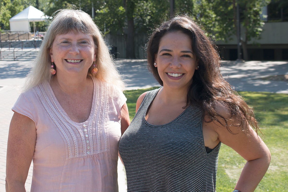 (L-R) Heather Dirks and Mirian Lopes. // Photo by Rob Nay