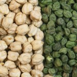 White and Green Chickpeas