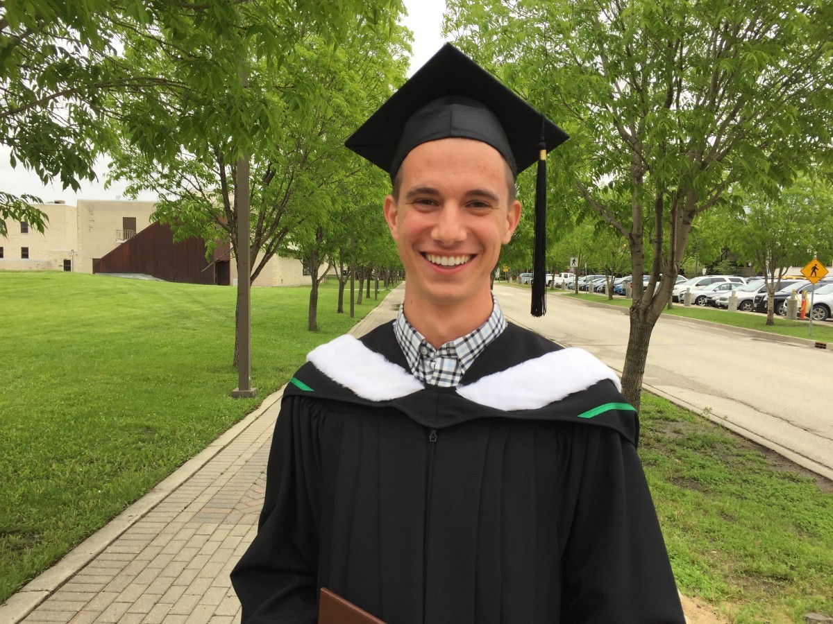 Mitchell Haw is the inaugural recipient of the Jeff Kushner and Randall McGinnis Scholarship for LGBT Engineering students. He graduated in spring, 2016