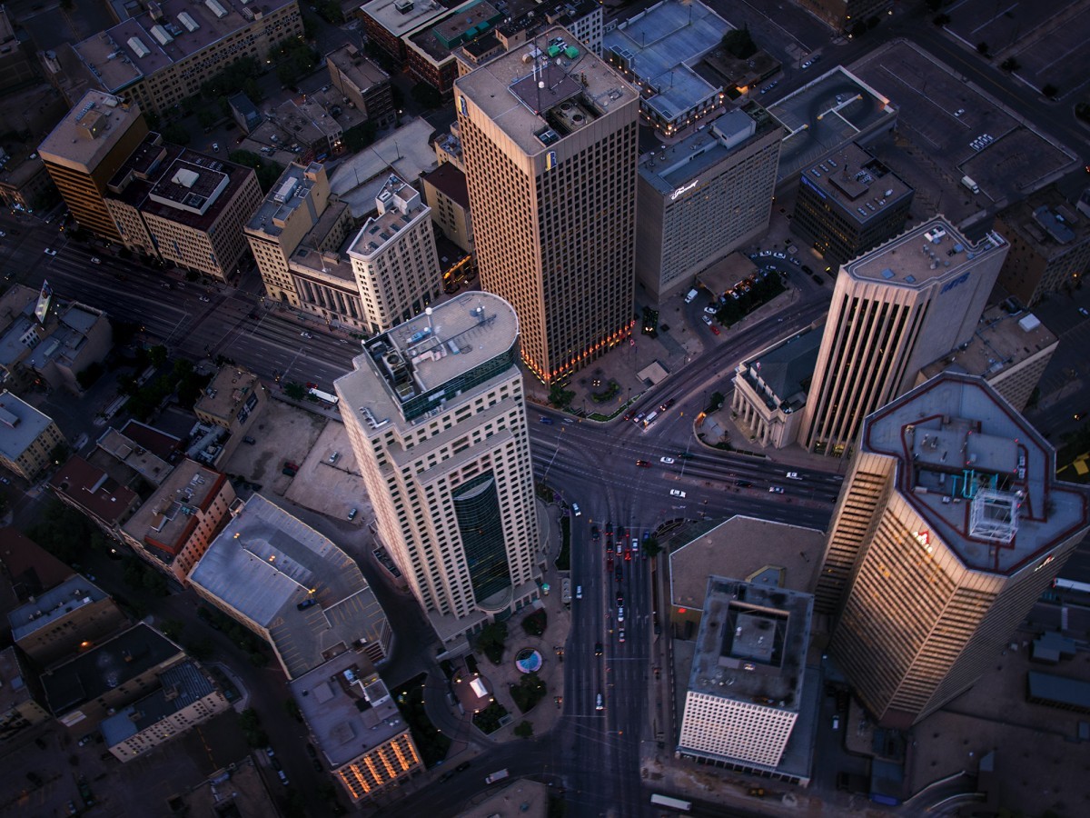 It’s where protesters come to be heard, where hockey fans wave their flags and where musicians like Randy Bachman and Neil Young find their inspiration: Portage and Main.