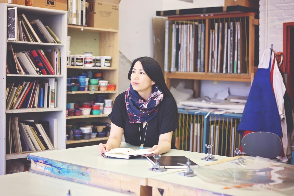 Destiny Seymour in her studio