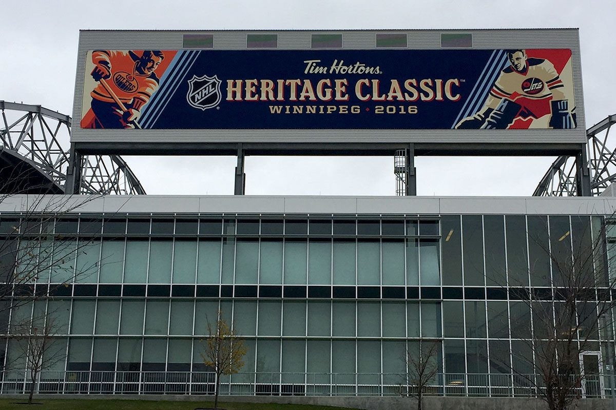 The Heritage Classic will bring NHL stars to campus at the Investors Group Field on Oct. 22 and Oct. 23.