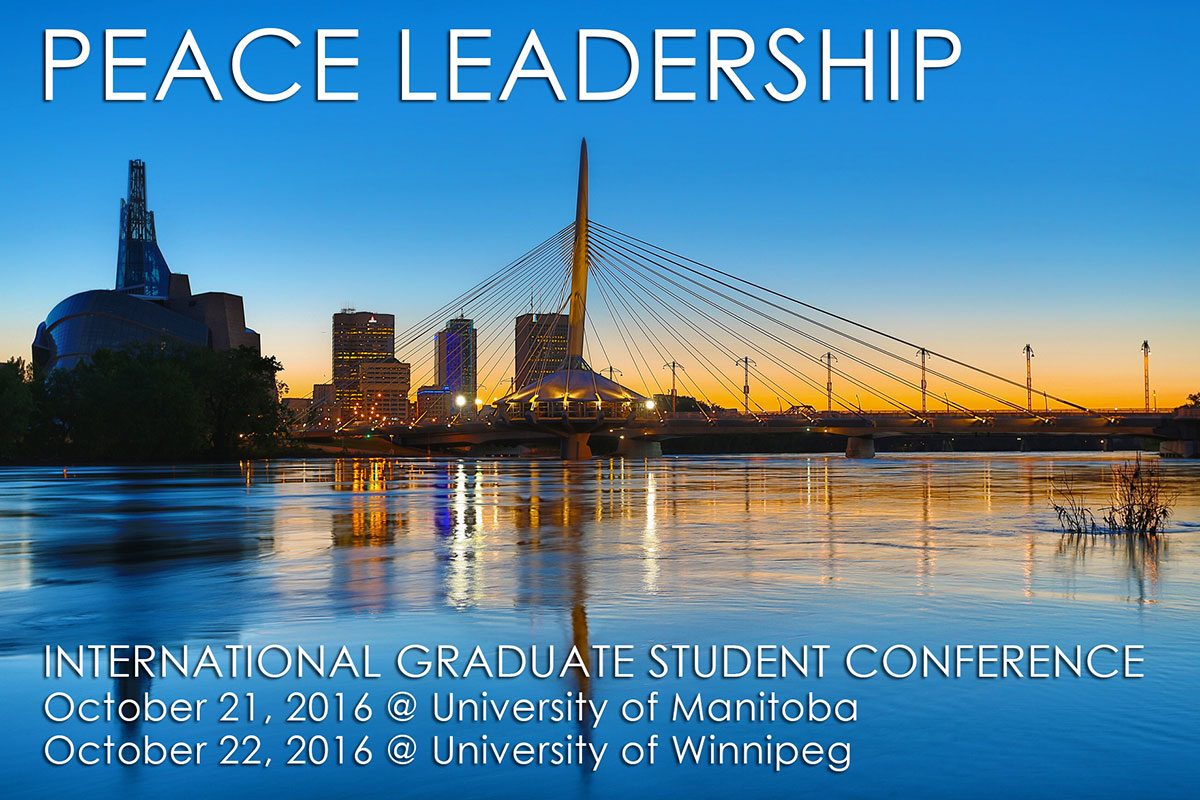 Peace and Conflict Studies Graduate Student Association is hosting its first international conference Oct. 21-22, 2016.