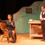 Kerensa Peters and Nicholas Groulx perform in The Sea, presented by the Black Hole Theatre Company