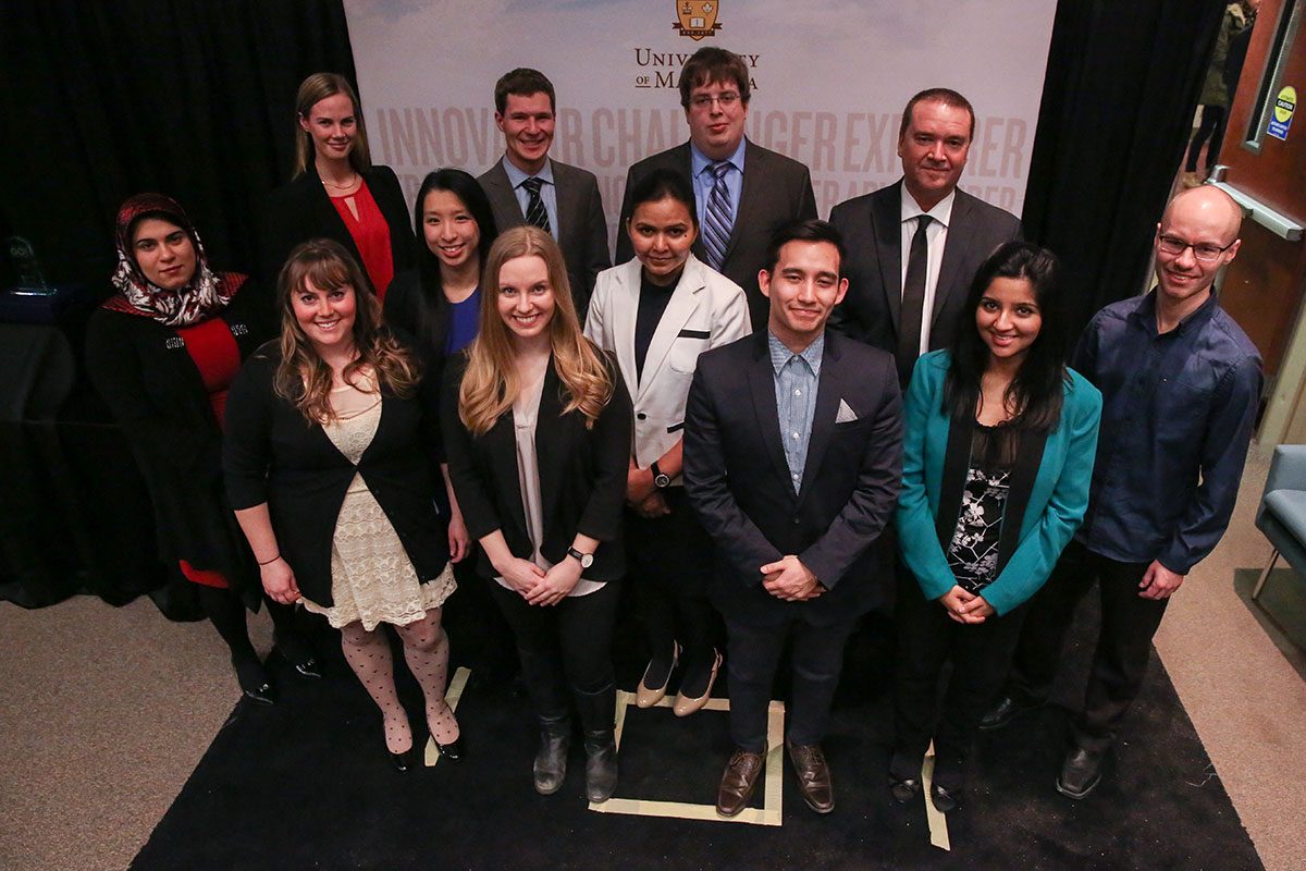 Competitors from the 2016 Three Minute Thesis competition.
