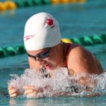 Bison women's rookie swimmer Kelsey Wog // Photo courtesy: Swimming Canada