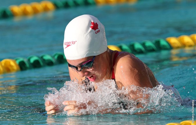 Bison women's rookie swimmer Kelsey Wog // Photo courtesy: Swimming Canada