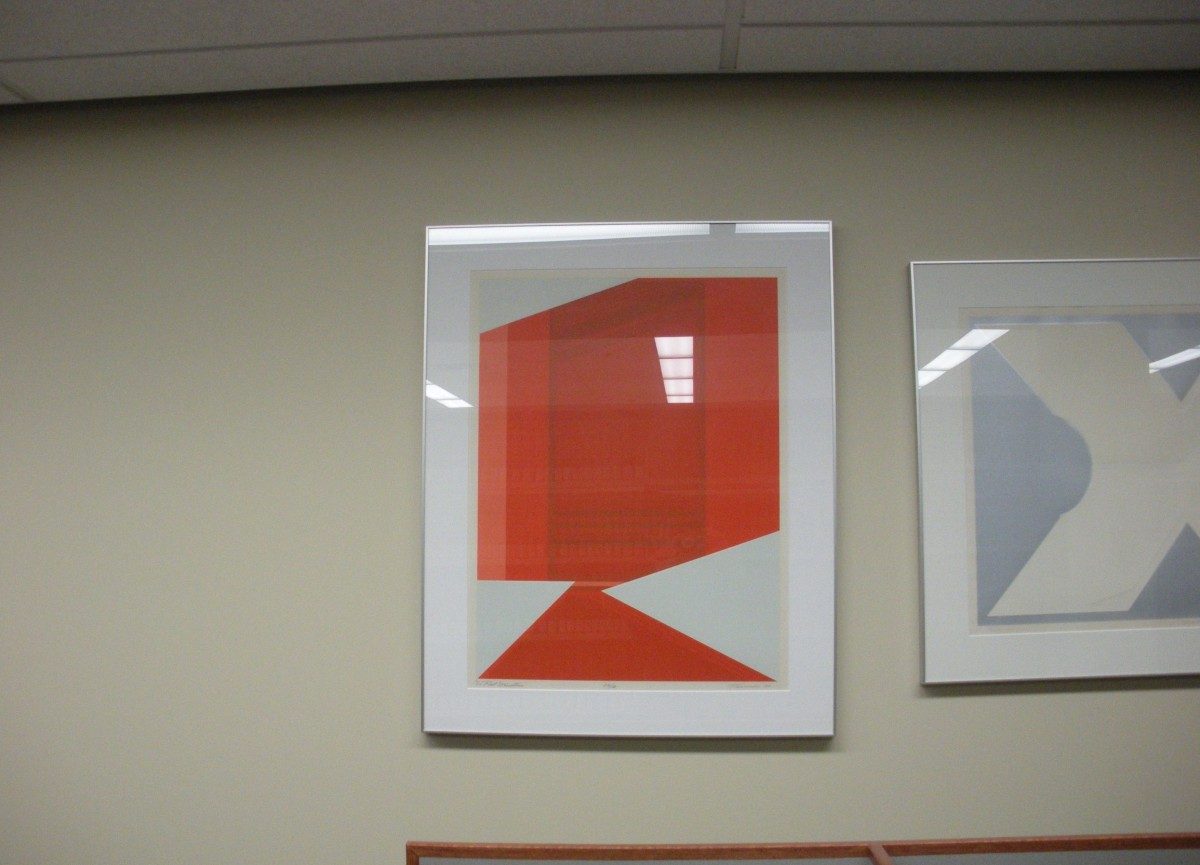 Red Structure, 1976, by Tony Tascona