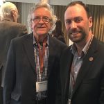 (L-R) Alumnus Derek Doyle and NCTR Director Ry Moran.