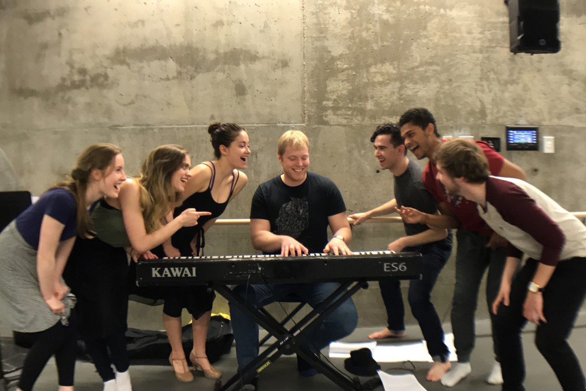 Desautels Faculty of Music students at rehearsals for the Distinguished Alumni Awards Celebration of Excellence