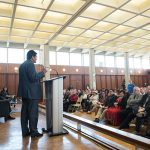 Ovide Mercredi speaks at the 2017 Indigenous Leadership Roundtable.