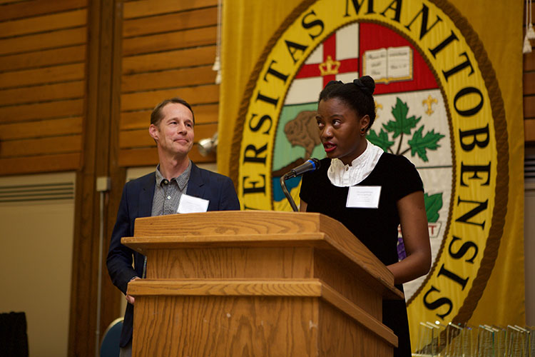 Faculty of Arts student Oluwagbemiga Akhanamoya pays tribute to Warren Cariou, associate professor, English, film, and theatre.