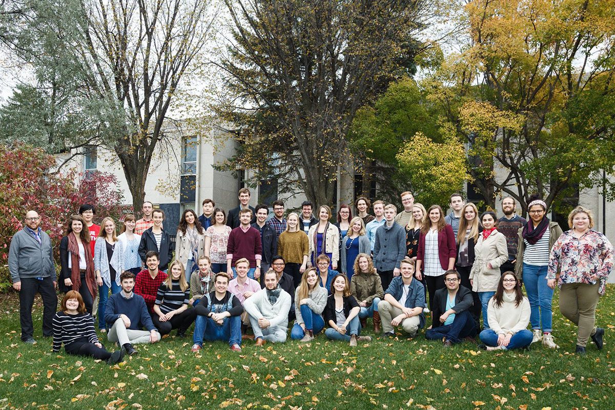 The 2016-2017 University Singers.