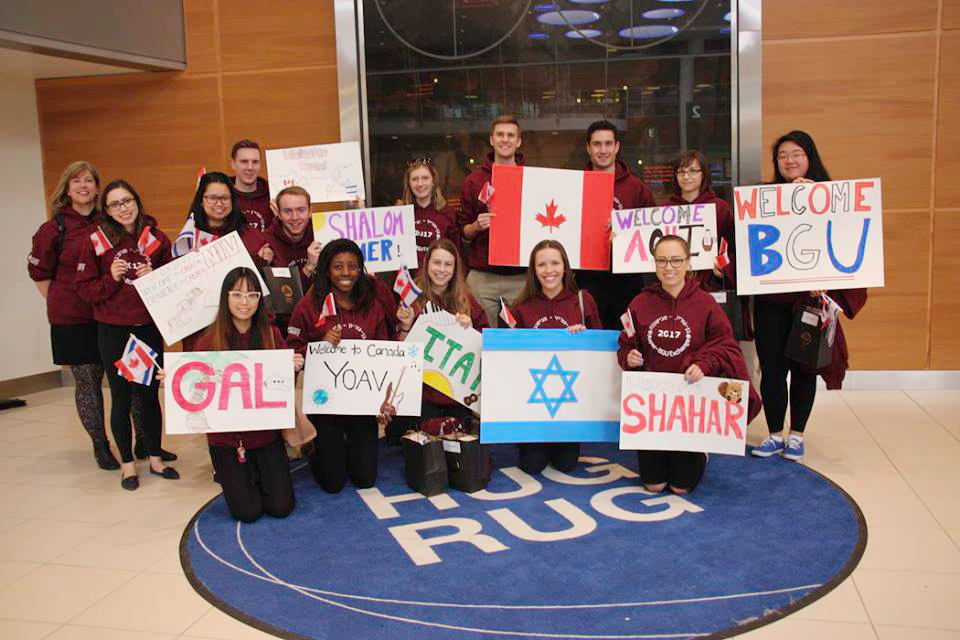 14 Asper students and 8 students from Ben-Gurion University of the Negev in Beersheva, Israel