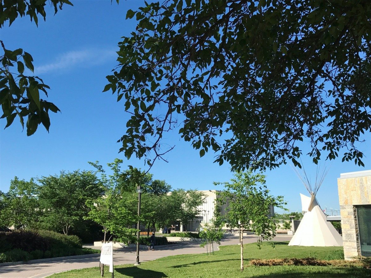 Teepee on campus for National Aboriginal Day