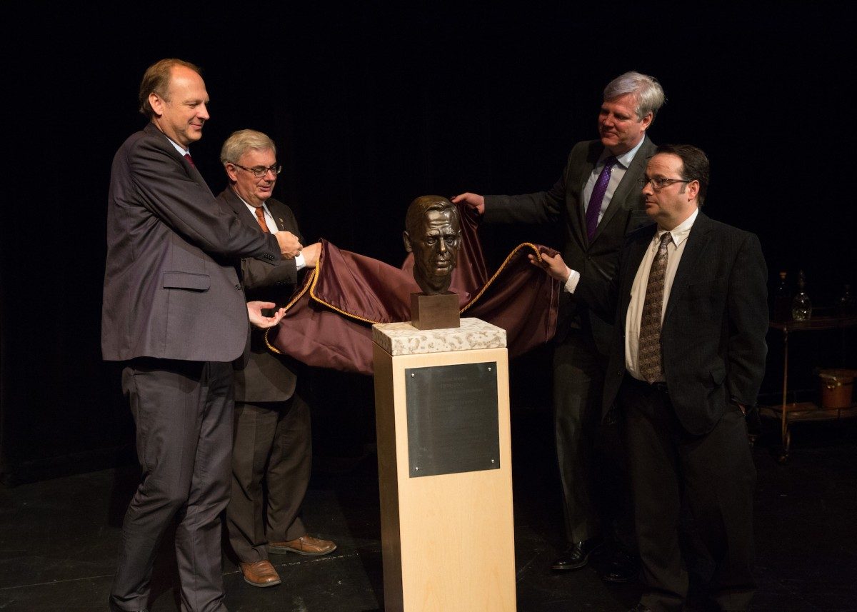Vaclav Havel Bust Unveiling
