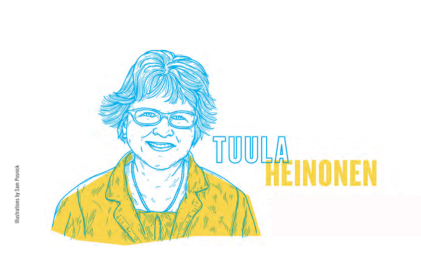 Tuula Heinonen. // Illustration by Sam Posnick