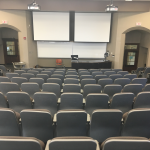 A lecture theatre in Tier Building on the Fort Garry Campus