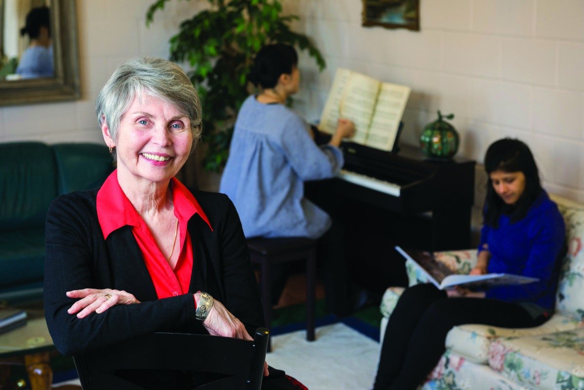 Sister Lesley Sacouman received the 2017 Distinguished Alumni Award for Community Service