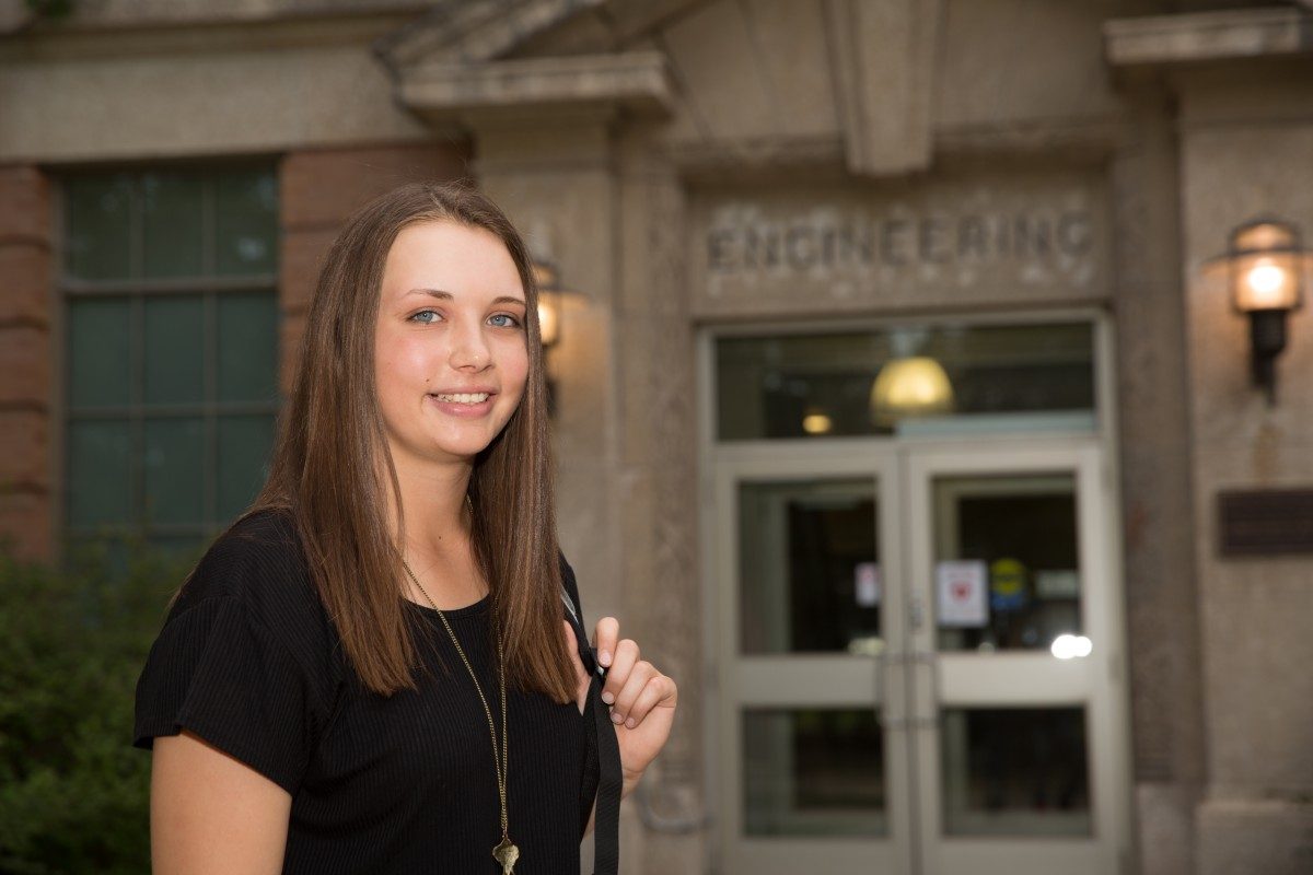 Bailey Paziuk received a 2017 Schulich Leader Scholarship and is entering the Faculty of Engineering