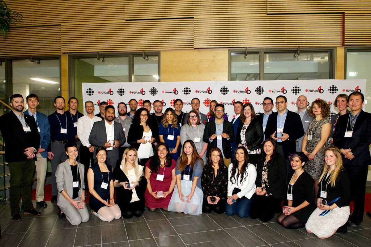 CBC Manitoba's Future 40 event on Nov. 2, 2017. // Image from Twitter/CBC Manitoba